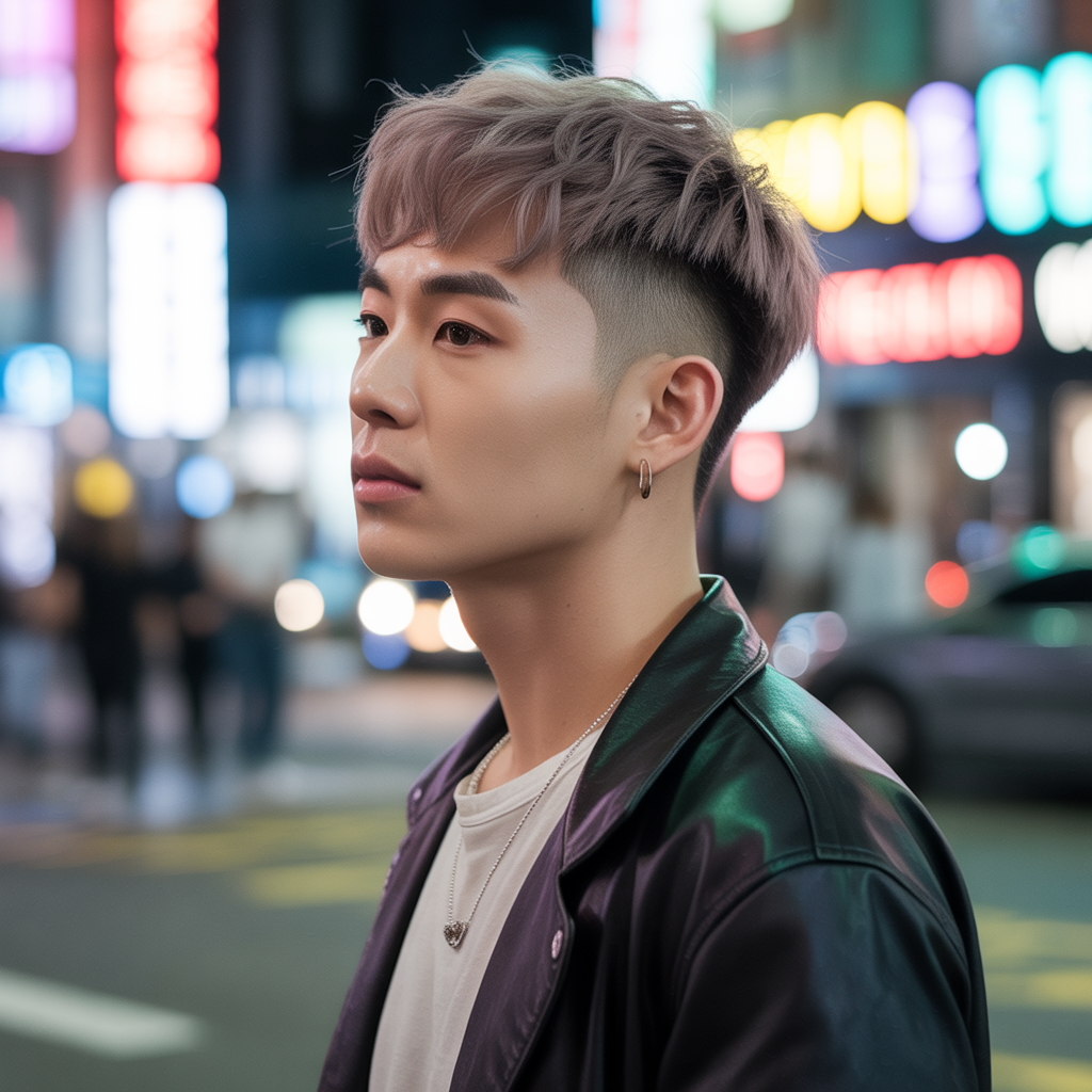 20 Trending Korean Hairstyles for Men Inspired by K-pop 9 Taper Fade with Korean Influence