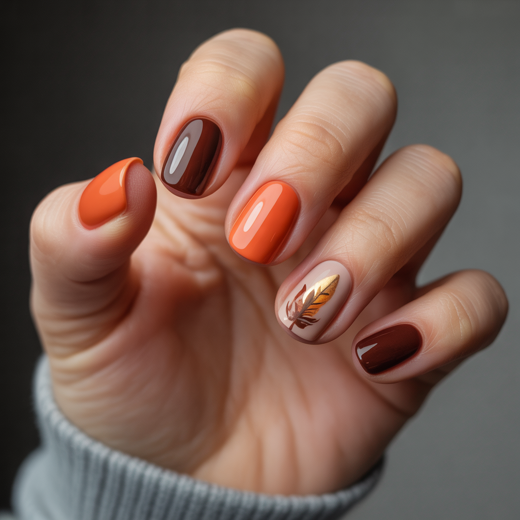 25 Best Cute Nails for Fall You’ll Want This Season 20 Thanksgiving Nail Designs