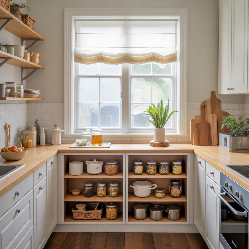 Under Window Pantry Extension