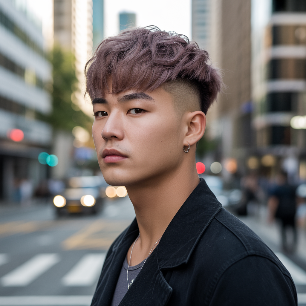 20 Trending Korean Hairstyles for Men Inspired by K-pop 11 Undercut with Korean Twist