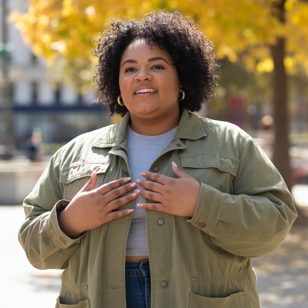 Utility jacket with jeggings