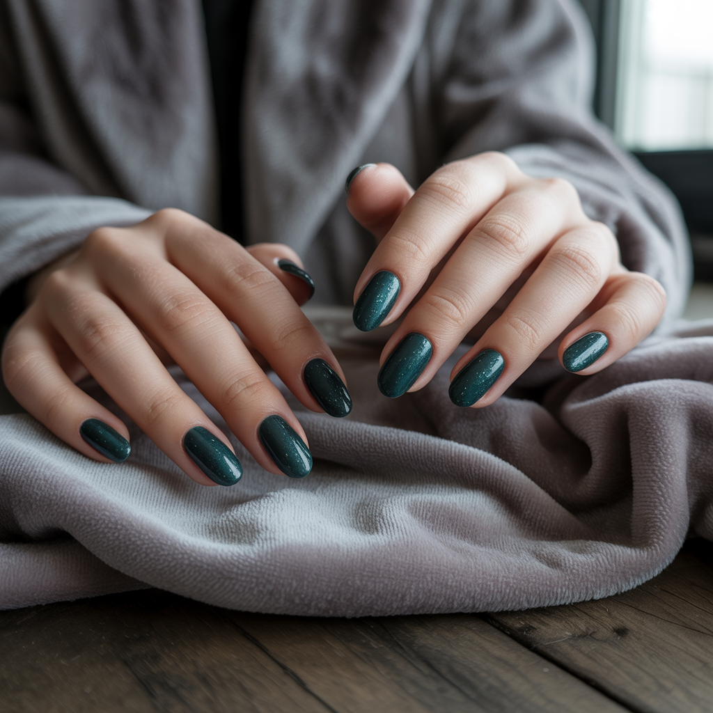 22 Best Fall Nails Trendy Designs for Autumn Vibes 16 Velvet Nails