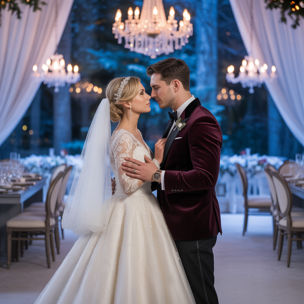 20 Best Christmas Wedding Ideas for a Magical Holiday Celebration 2 Winter Wonderland Theme