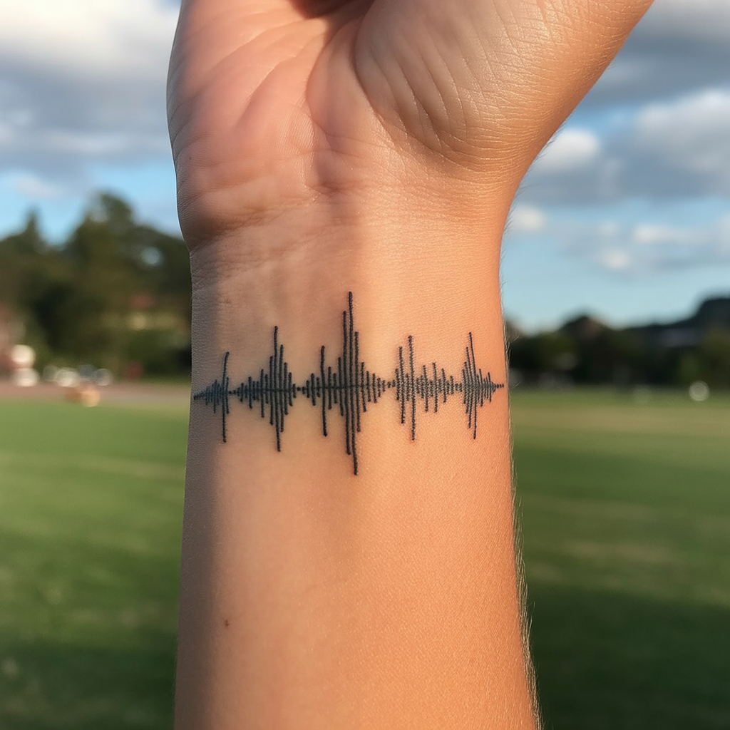 22 Couple Tattoo Ideas to Celebrate Love and Connection 13 Soundwave Tattoos
