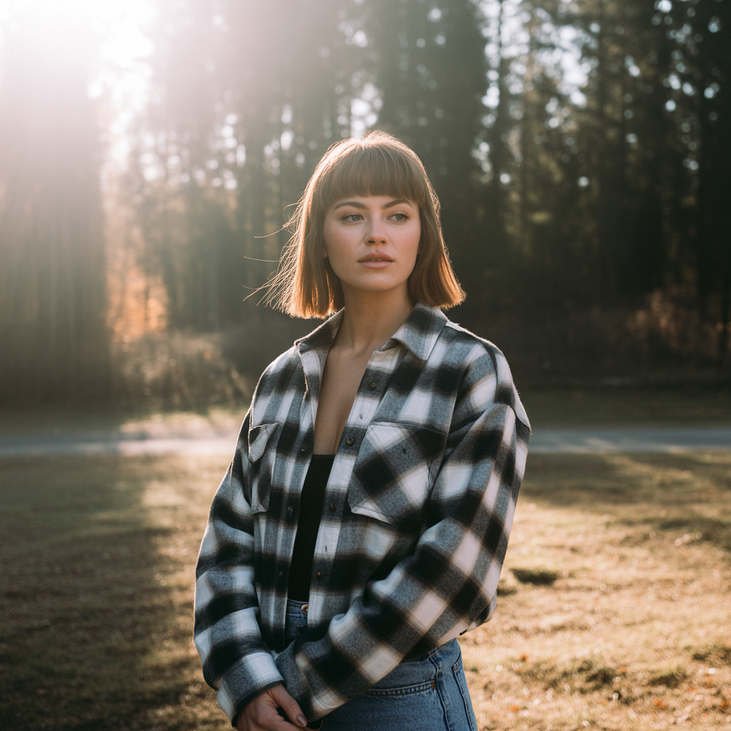 22 Best Wolf Cut Without Bangs Ideas for Every Hair Type 7 Straight Wolf Cut Without Bangs