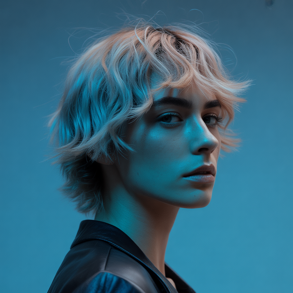 22 Best Wolf Cut Without Bangs Ideas for Every Hair Type 20 Layer-Heavy Wolf Cut Without Bangs