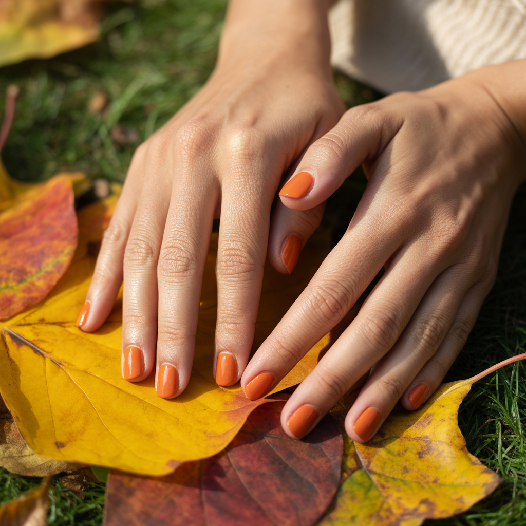 20 Amazing Fall Nails Ideas Autumn Trends You’ll Love This Season 2 Pumpkin Spice Orange Nail Inspiration