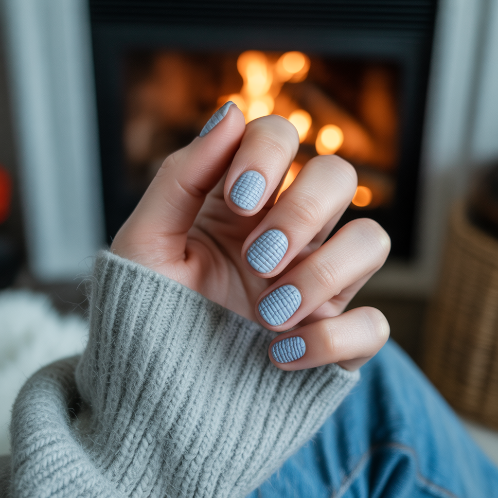 20 Amazing Fall Nails Ideas Autumn Trends You’ll Love This Season 5 Sweater-Inspired Textures