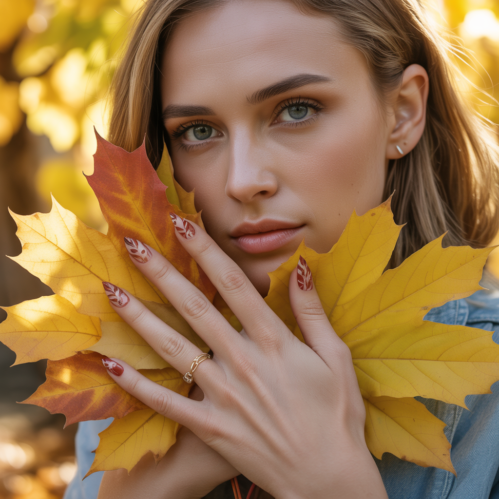 20 Amazing Fall Nails Ideas Autumn Trends You’ll Love This Season 10 Leaf-Inspired Nail Art