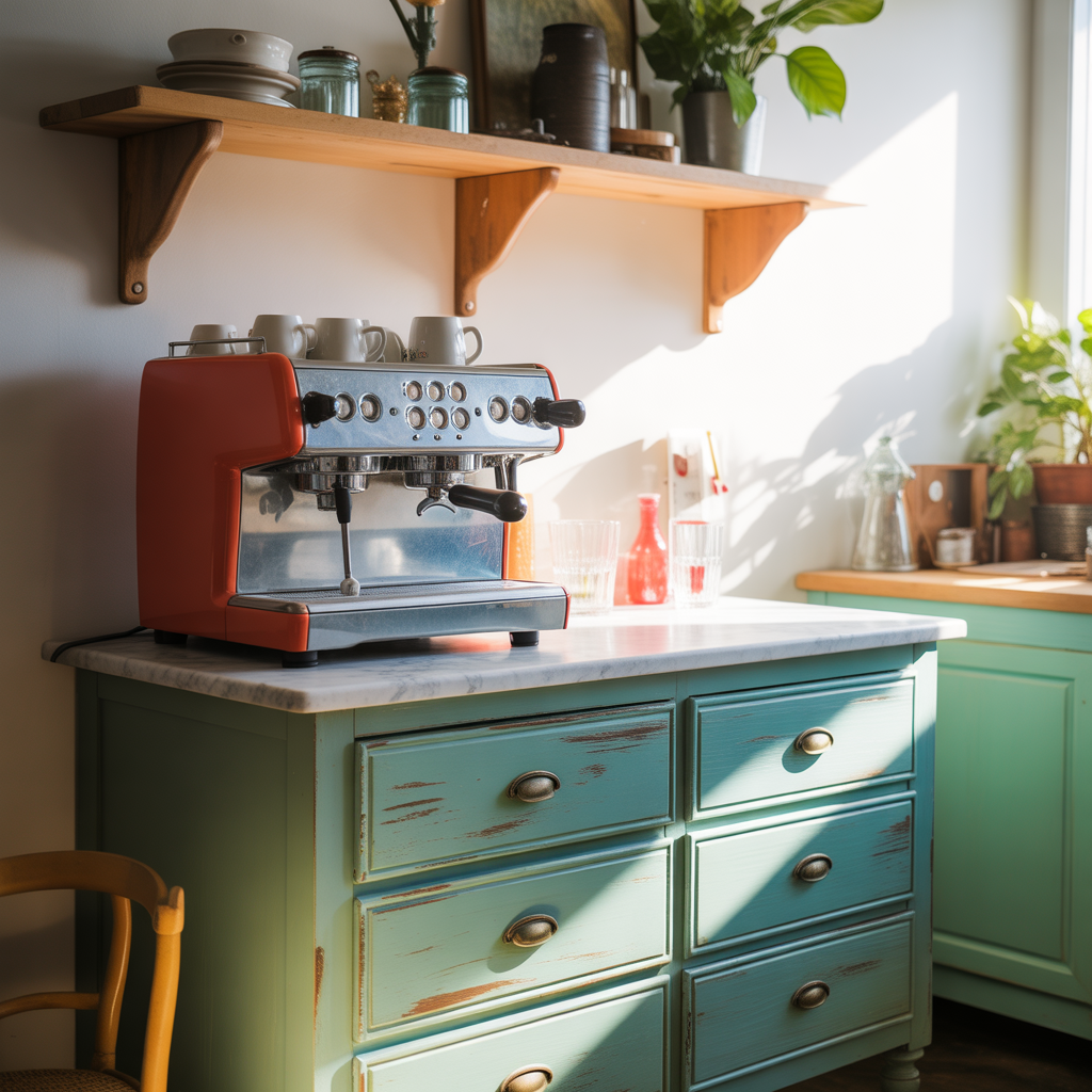 25 Best Coffee Bar for Small Spaces Ideas You’ll Love 16 Repurposed Dresser Station
