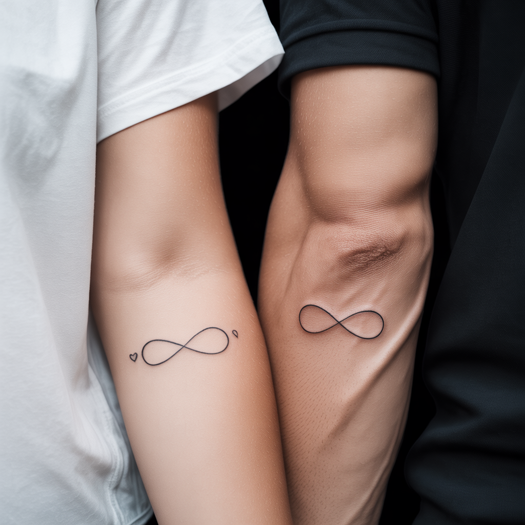 22 Couple Tattoo Ideas to Celebrate Love and Connection 7 Infinity Symbols
