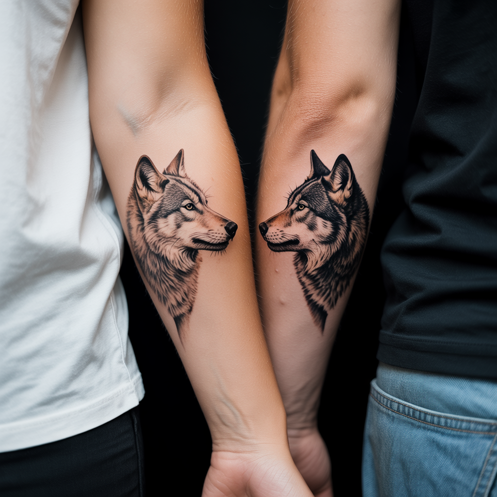 22 Couple Tattoo Ideas to Celebrate Love and Connection 12 Animal Symbols