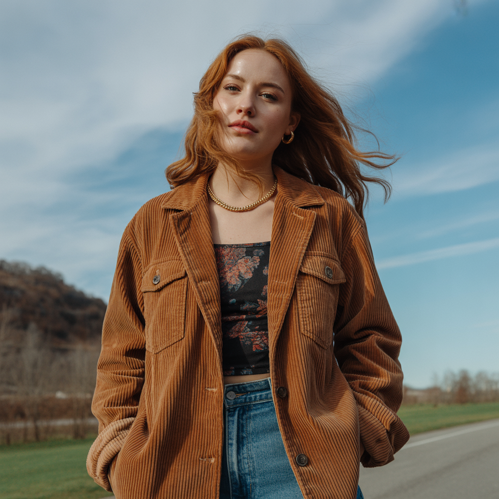 17 Best 90s Inspired Fall Outfits for Retro Autumn Style 14 Corduroy Revival