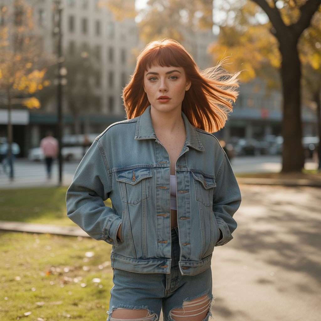 20 Best Long Wolf Cuts with Curtain Bangs: Trendy Hairstyle Guide 3 Curtain bangs as the perfect partner