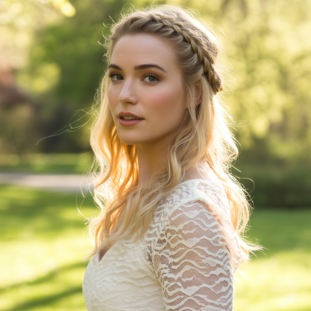 22 Gorgeous Wedding Braid Hairstyles Every Bride Will Love 9 Half-Up Braided Styles