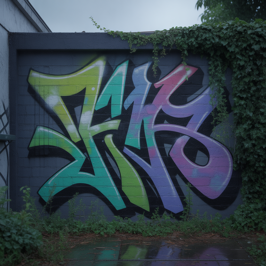 18 Best Backyard Garden Wall Painting Ideas to Transform Your Outdoor Space 16 Graffiti-Style Street Art