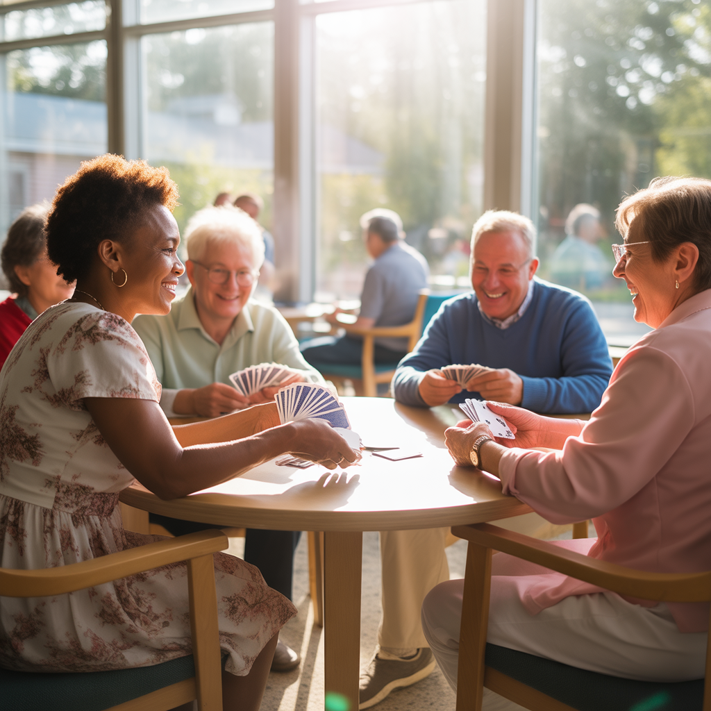 25 Best Senior Table Designs for Comfort, Safety & Style 3 Card and game tables for socializing