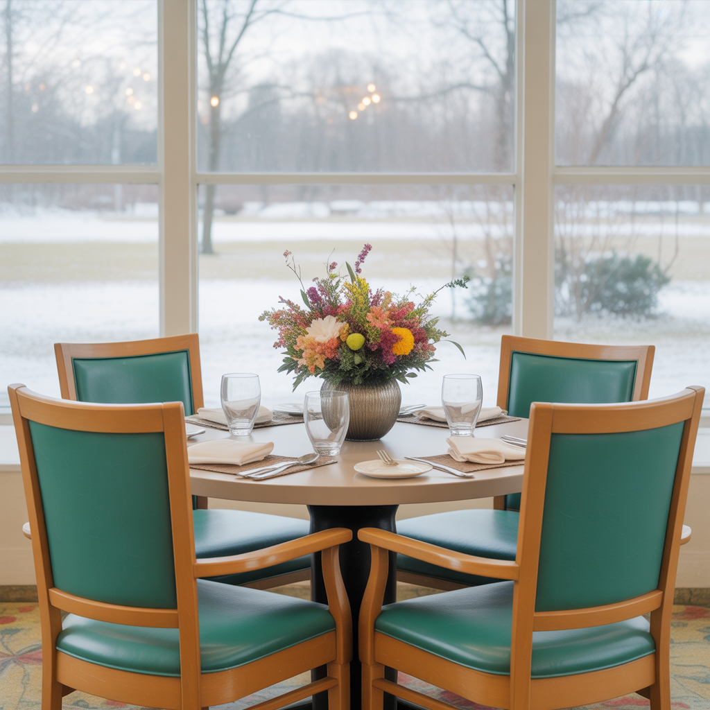 25 Best Senior Table Designs for Comfort, Safety & Style 18 Eco-friendly senior tables