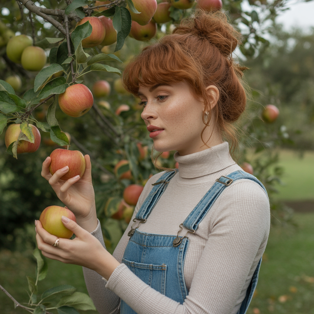 Turtleneck with Overalls