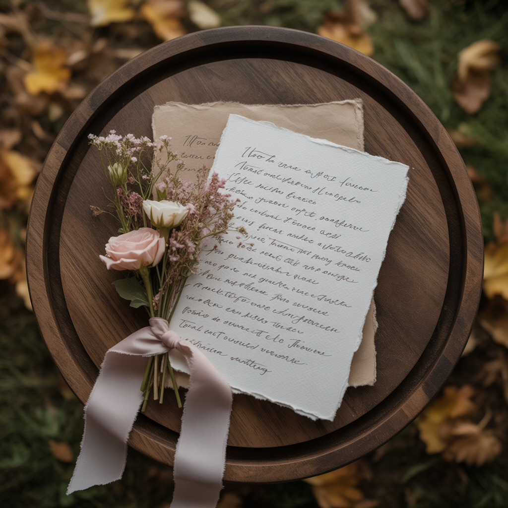 20 Best Wedding Detail Shots That Make Your Album Unforgettable 15 Handwritten Vows