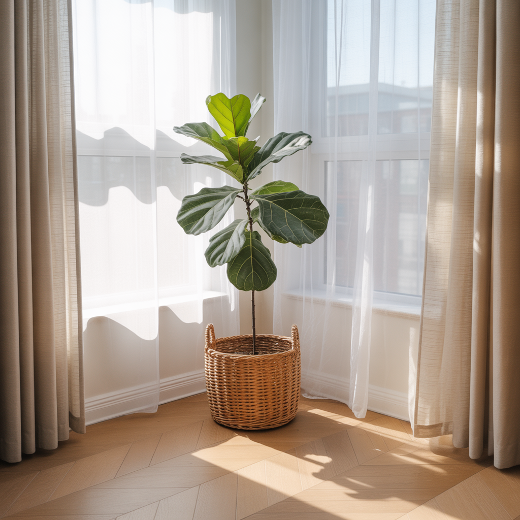 Fill corners with tall statement plants