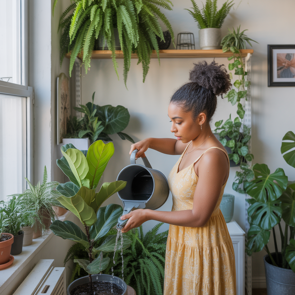 plant filled apartments
