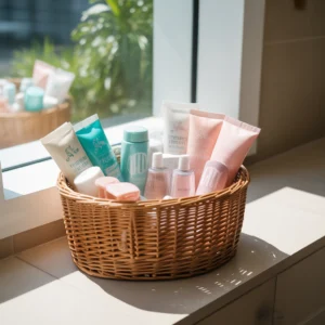 wedding bathroom basket ideas