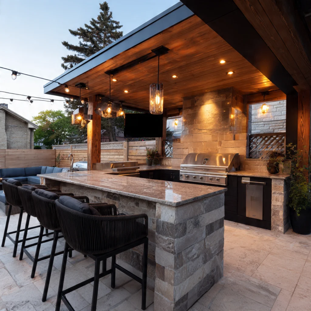 Built-in Grill Station