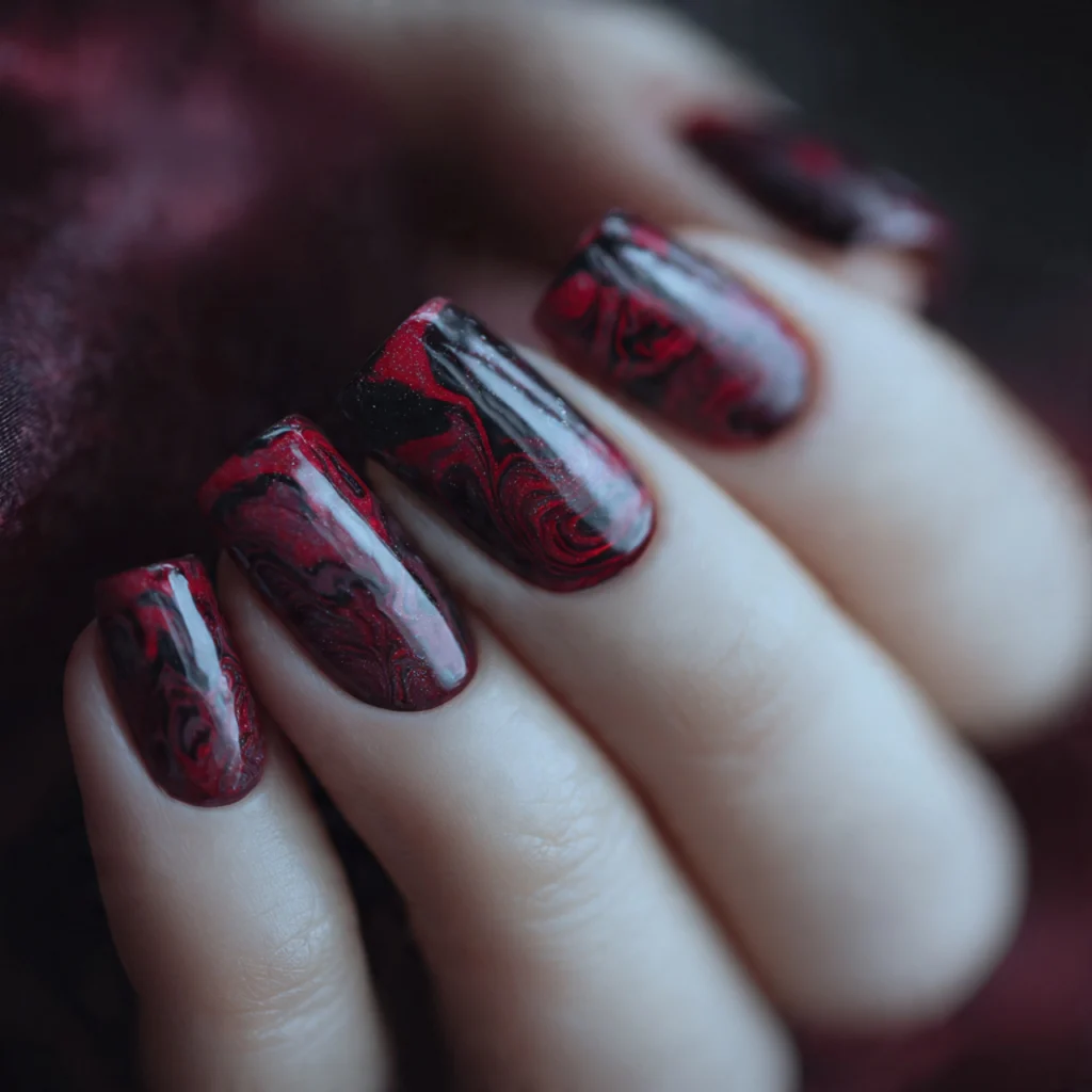 Burgundy Marble