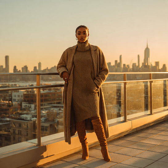17 Best Warm Fall Outfits to Try This Season 3 Chic Sweater Dresses for Effortless Style