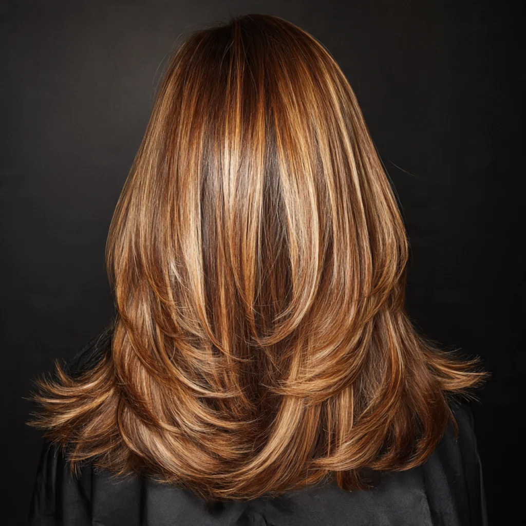 20 Gorgeous Caramel Highlights Ideas for Every Hair Type 9 Chunky Caramel Highlights