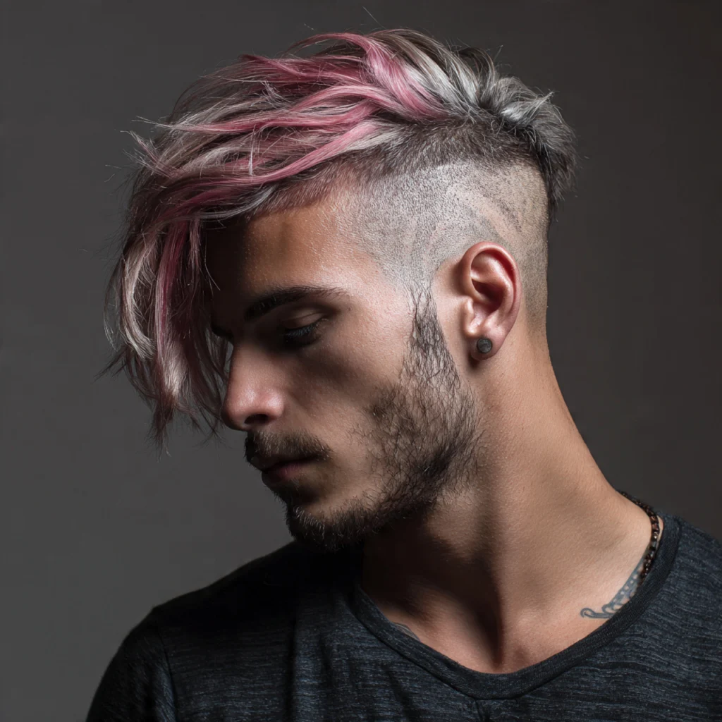 20 Stunning Side Shaved Hairstyles to Inspire Your Next Look 10 Colored Side Shave