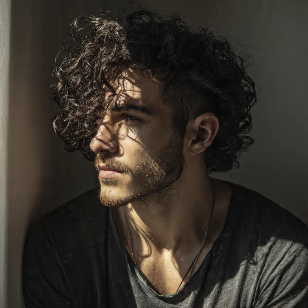 20 Stunning Side Shaved Hairstyles to Inspire Your Next Look 3 Curly Side Shaved Hairstyle