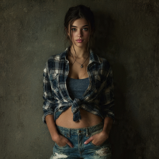 17 Best Warm Fall Outfits to Try This Season 2 Denim and Flannel — A Timeless Duo