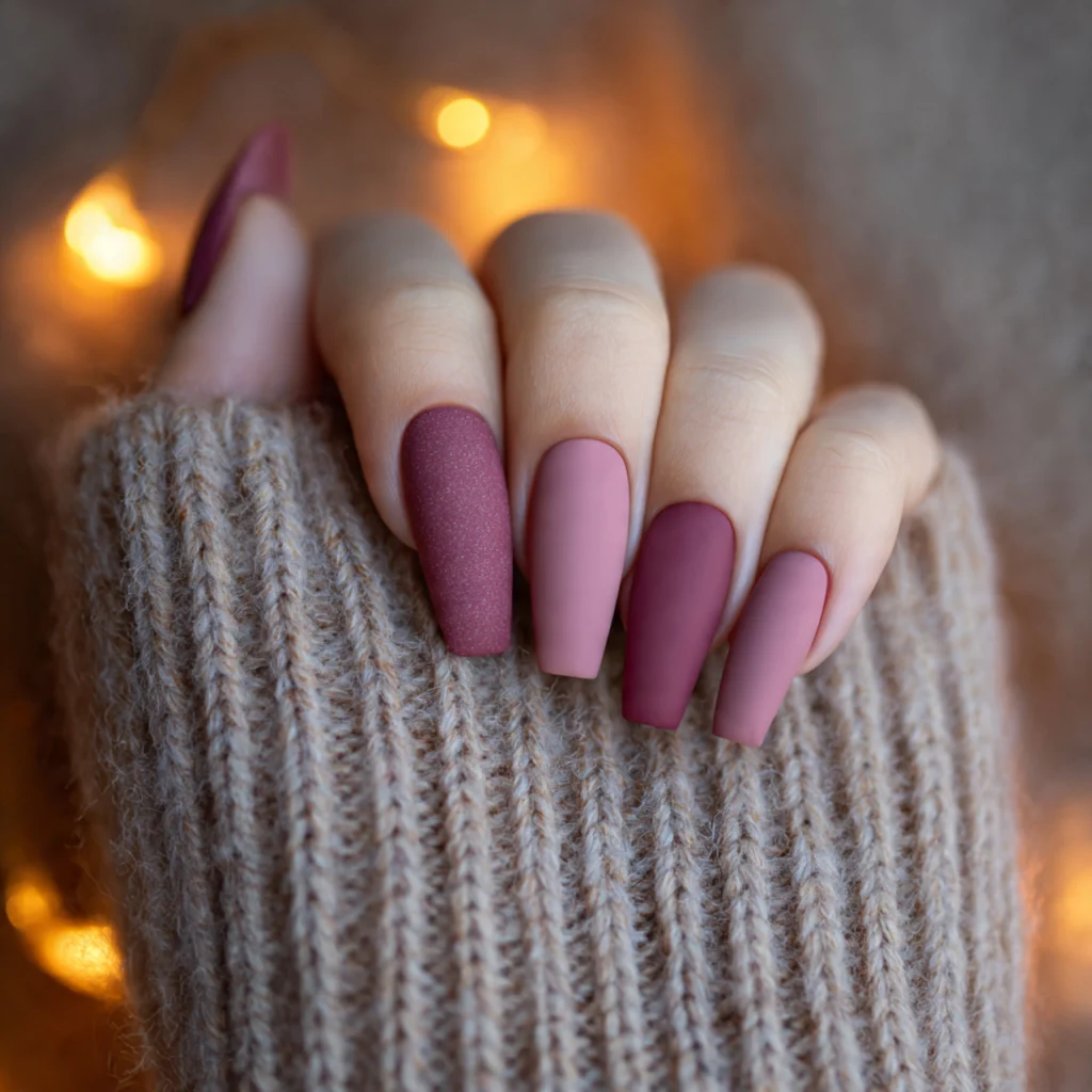 Dusty Rose and Mauve Duo