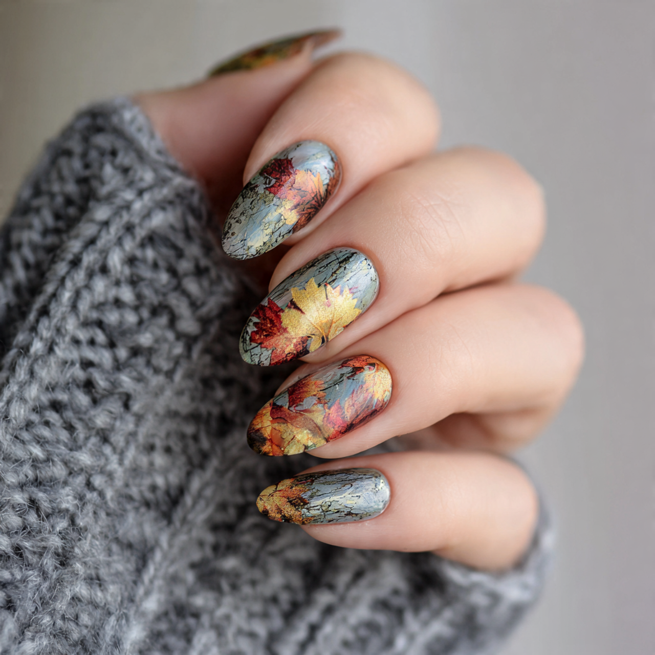 20 Stunning Fall Color Nails to Try This Autumn 26 Fall Color Nails
