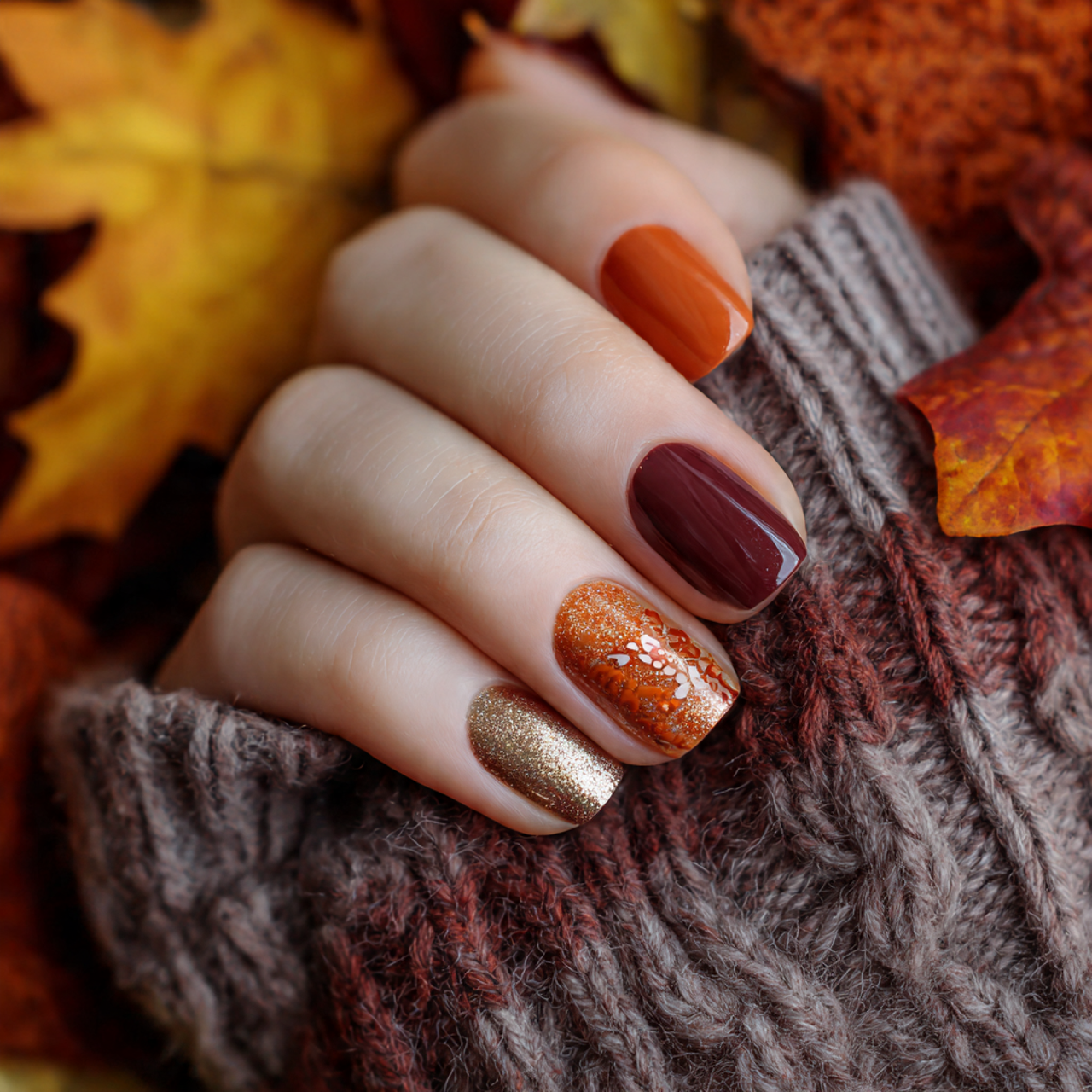 20 Stunning Fall Nails Ideas to Try This Autumn Season 28 Fall Nails Ideas
