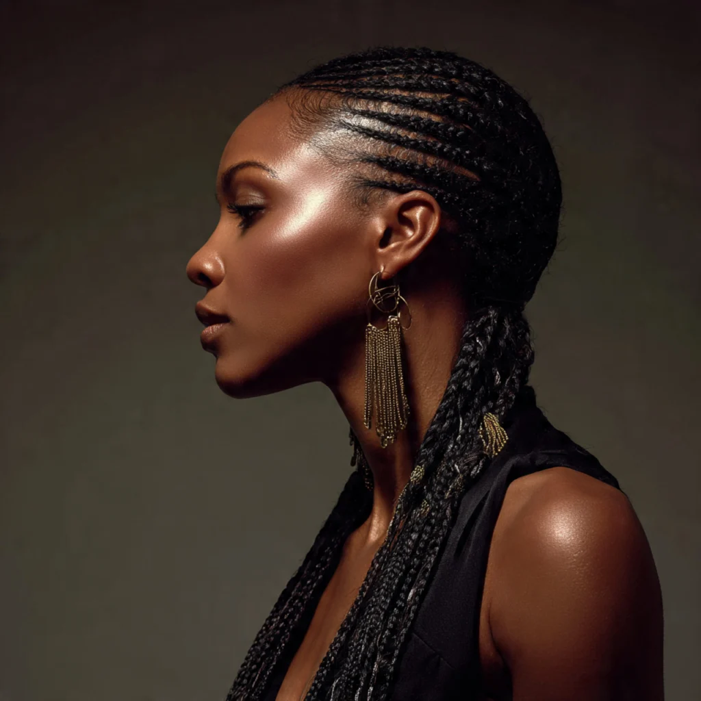 22 Gorgeous Fulani Braids Hairstyles You’ll Fall in Love With 5 Feed-In Fulani Braids