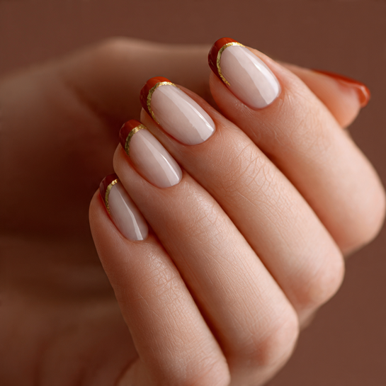 22 Gorgeous Fall October Nails Ideas You’ll Want to Try This Season 21 French Tip Fall Edition