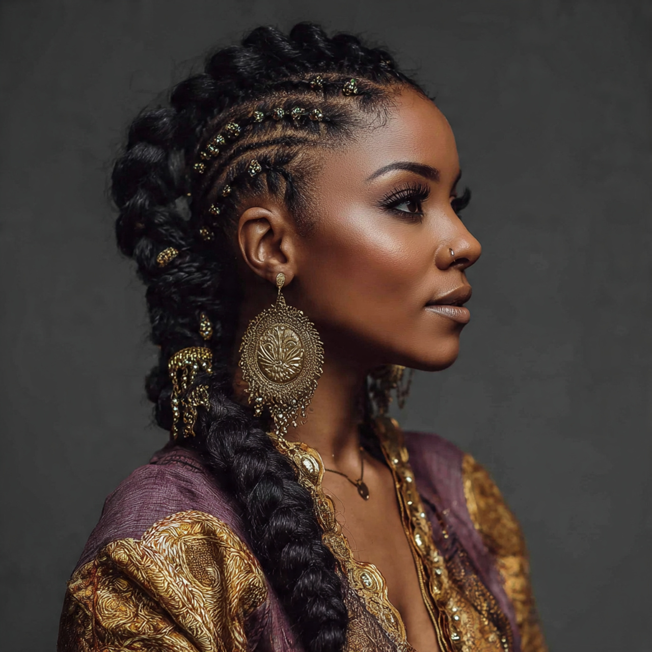 Fulani Braids Hairstyles