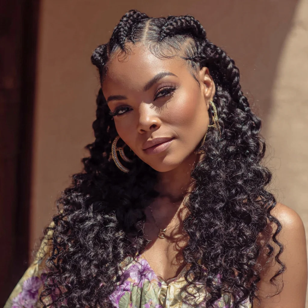 22 Gorgeous Fulani Braids Hairstyles You’ll Fall in Love With 12 Fulani Braids with Curls