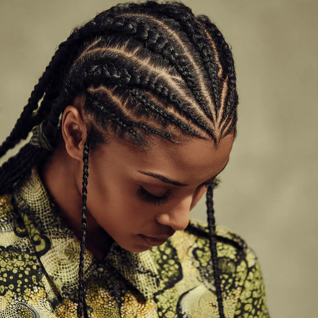 22 Gorgeous Fulani Braids Hairstyles You’ll Fall in Love With 18 Fulani Braids with Zigzag Parts