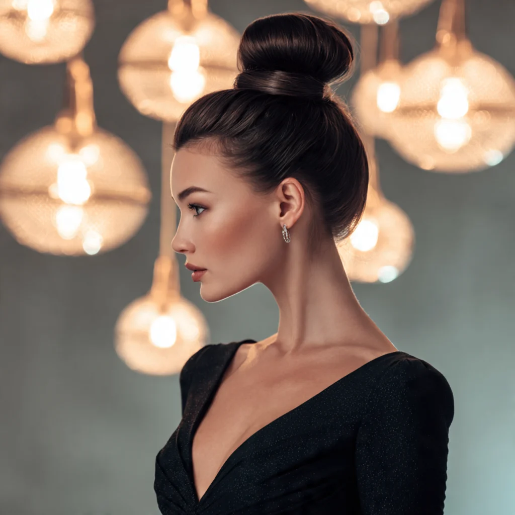 22 Best Hairstyles for Oval Shaped Face to Try in 2025 12 High Bun