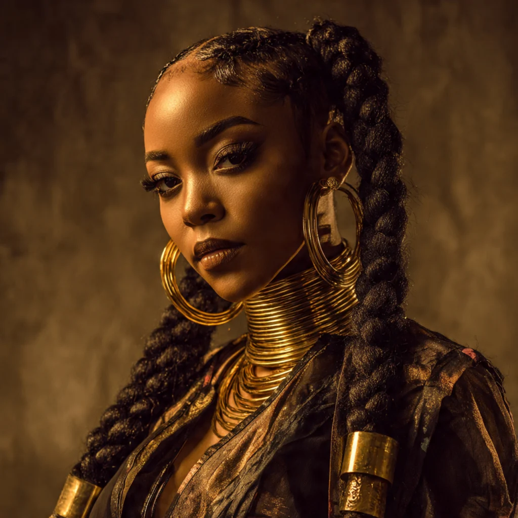 22 Gorgeous Fulani Braids Hairstyles You’ll Fall in Love With 3 Jumbo Fulani Braids