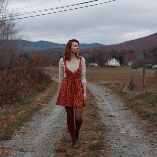 17 Best Warm Fall Outfits to Try This Season 13 Layered Dresses and Tights