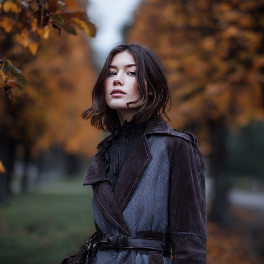 17 Best Warm Fall Outfits to Try This Season 12 Leather and Suede Mix