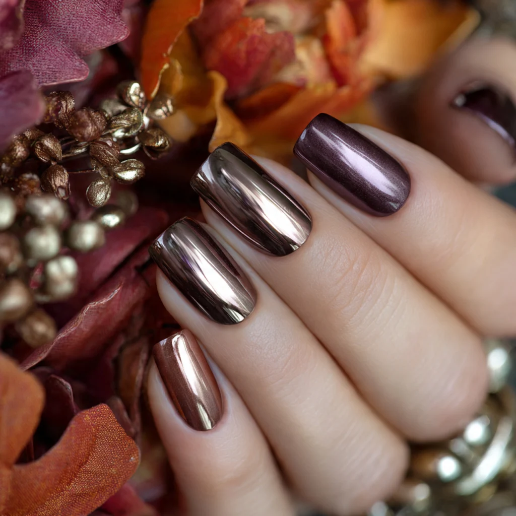 Mauve and Bronze Mix