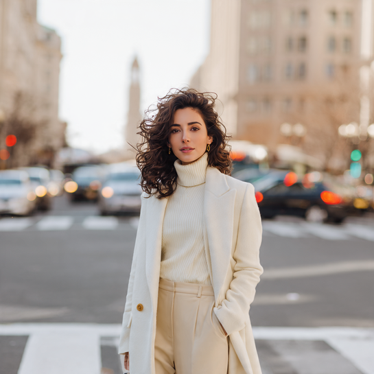 17 Best Warm Fall Outfits to Try This Season 14 Monochrome Neutrals