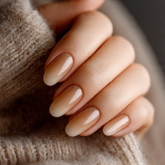 Late Summer Early Fall Nails: 20 Gorgeous Ideas for a Seamless Seasonal Transition 13 Nude Gradient Fade
