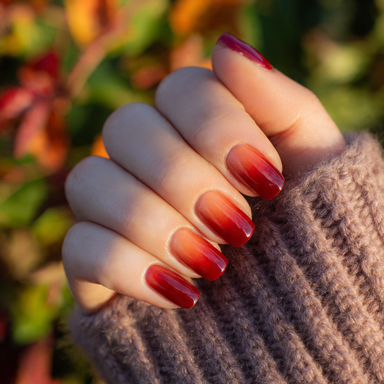 22 Gorgeous Fall October Nails Ideas You’ll Want to Try This Season 16 Rusty Ombre Nails